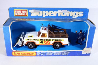 Matchbox K-77 Highway Rescue Truck. 1978 Matchbox Super Kings K-77 Highway Rescue in original 