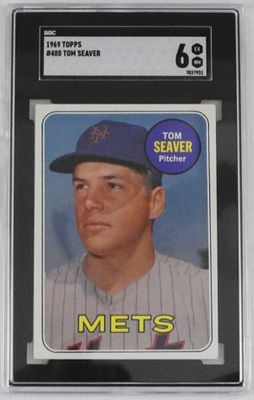 1969 TOPPS #480 Tom Seaver SGC Graded. SGC 6 EX NM