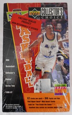 UPPER DECK NBA Collector's Choice Factory Sealed. 1996-1997 NBA. Factory sealed