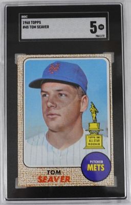 1968 TOPPS #45 Tom Seaver SGC. SGC 5