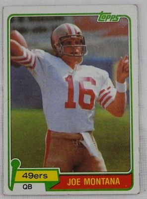 Joe Montana TOPPS #216. Get him while you can!