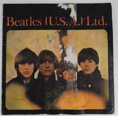 Beatles (U.S.A) Ltd. Book. There is some damage to the cover