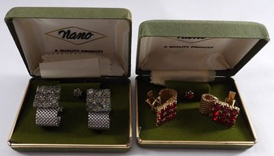 (2) Pairs Of Cuff links. Visit us on Facebook!
