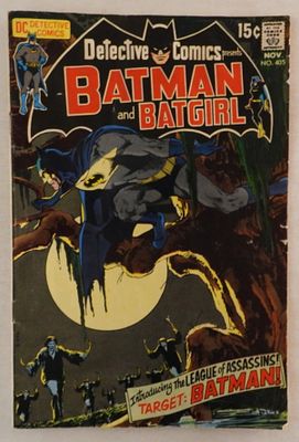 Detective Comics Batman & Batgirl #405. DC Comics Batman and Batgirl, #405, 1970, VG