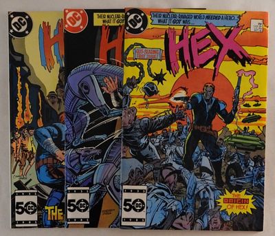 DC Hex #1-3. 1985, Hex 1-3, vg