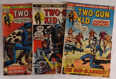 (3) Two-Gun Kid Marvel Comics. They're all 1973, Bronze Age. Conditions are good for all 3 