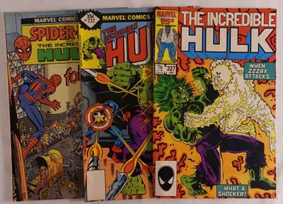 (3) The Incredible Hulk. 1) Spider-Man and The Incredible Hulk. The Incredible Hulk #232 ( There 