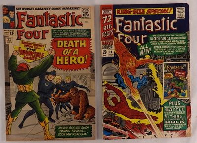 (2) Fantastic Four Marvel Silver Age. Numbers 4 & 32