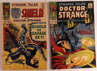 (2) Marvel Silver Age Doctor Strange. Numbers 165 & 168