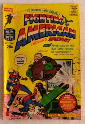 Fighting American Featuring Speedboy. Number 1