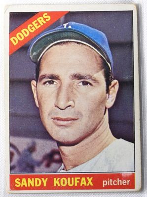 Sandy Koufax TOPPS 100. G (Rounded corners.)