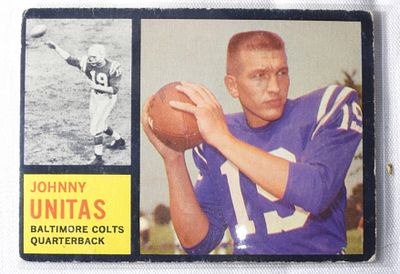 Johnny Unitas TOPPS Number 1. G