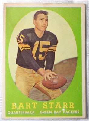 Bart Starr TOPPS Number 66. VG