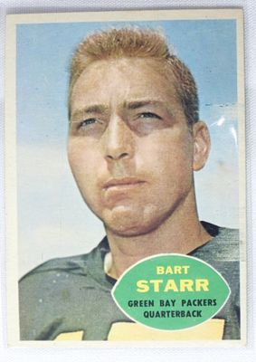 Bart Starr TOPPS Number 51. VG