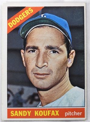 TOPPS 100 Sandy Koufax. VG does have a small crease in the middle