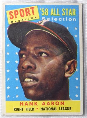 Hank Aaron TOPPS Number 488. VG