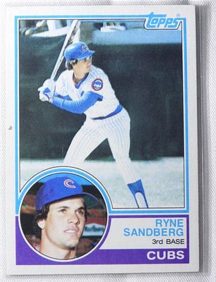 TOPPS Number 83 Ryne Sandberg. VG