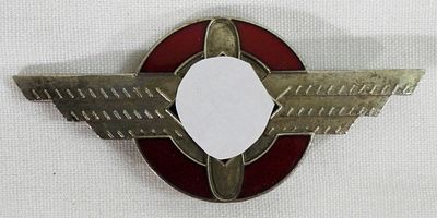 WW2 German Army Luftwaffe Wing 1935. Badge / Pin with German Emblem