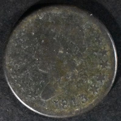 1813 Large Cent. Bid live now!