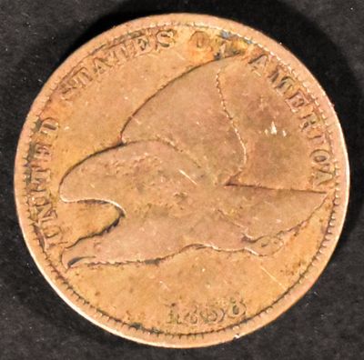 1858 Flying Eagle Cent. Top-rated online Auction House.
