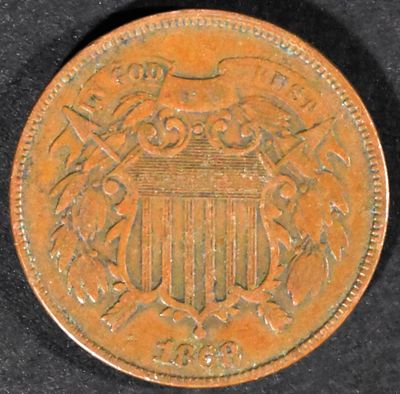1868 2 Cent Piece. Follow us on Facebook, Instagram, X, and TikTok.