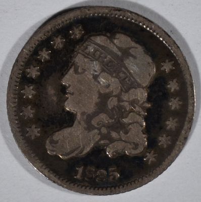 1835 Half Dime. Bid live now!