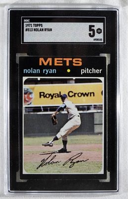 SGC 1971 TOPPS #513 Nolan Ryan 5 EX. 1971 TOPPS #513