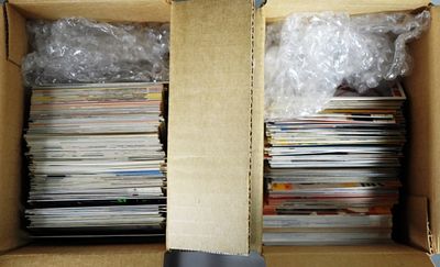 (2) Boxes Of Mixed Hockey Cards. Various conditions, unsearched, unidentifed