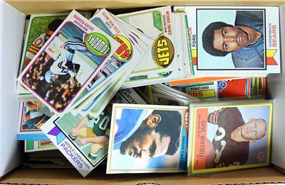 Mystery Football Card Box. 11x7x7 box, full of football cards