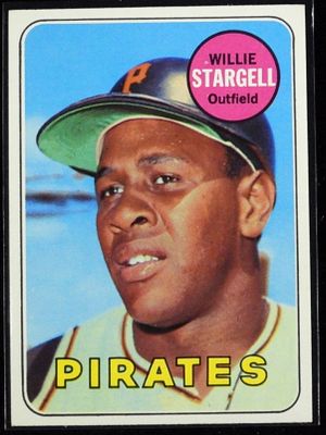Willie Stargell #545 TOPPS 1969. In G/VG condition