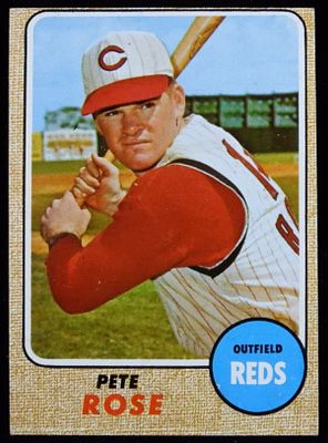 Pete Rose #230 TOPPS 1968. In G/VG 1968 Pete Rose