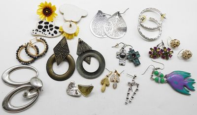 (13) Pair of Different Style Earrings. So Cute