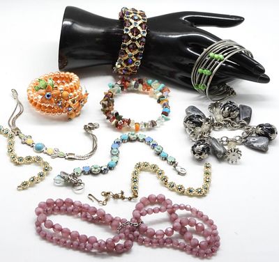 (10) Colorful Bracelets. Our new site launches on March 3rd. Vintageauctionsonline.com