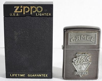 Smokin Joe's Racing Camel Zippo Sealed 1993. Sealed. Comes in a case.