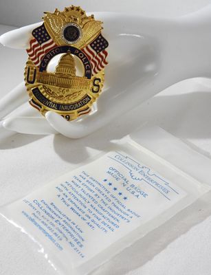 2009 United States Capitol Badge. Presidential Inauguration Badge
