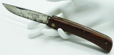 Richard ABR. Herder Lock-Back Pocket Knife. Used. Wooden handle