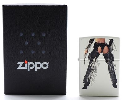 2013 Chaps Zippo, Sealed. Comes in a Zippo box, sealed