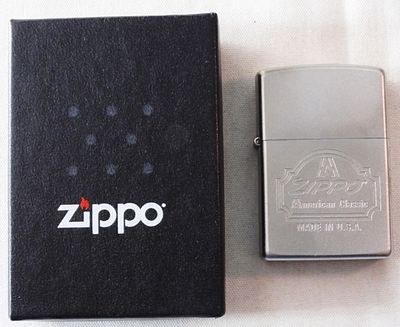 2012 American Classic Zippo, Sealed. Comes in a Zippo box, sealed