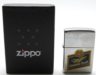 1997 Miller Genuine Draft Zippo Sealed. Comes in a box. Sealed. 1997. Miller beer logo on the front
