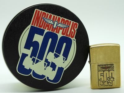 1994 Indianapolis 500 Speedway Zippo Sealed. Solid brass. Comes in its original tin case. Sealed