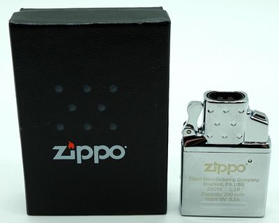 Zippo ARC Lighter Insert Double Beam. Comes in its original box. USB rechargeable, 200 mah 
