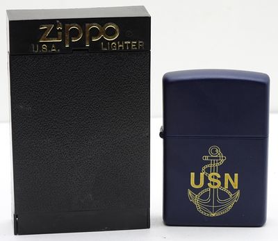 2002 United States Navy Anchor Sealed. Sealed. In a case. Matte blue