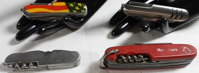 Multi-Tool Advertising Pocket Knives Lot. Collection of multi-tool advertising pocket knives 