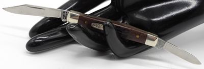 Case XX 6233 SS Trapper, Bone Handle. Classic Case XX folding Trapper pattern knife with dual 