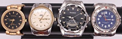 Lot of 4 Vintage Quartz Watches. A collection of four quartz watches spanning multiple brands 