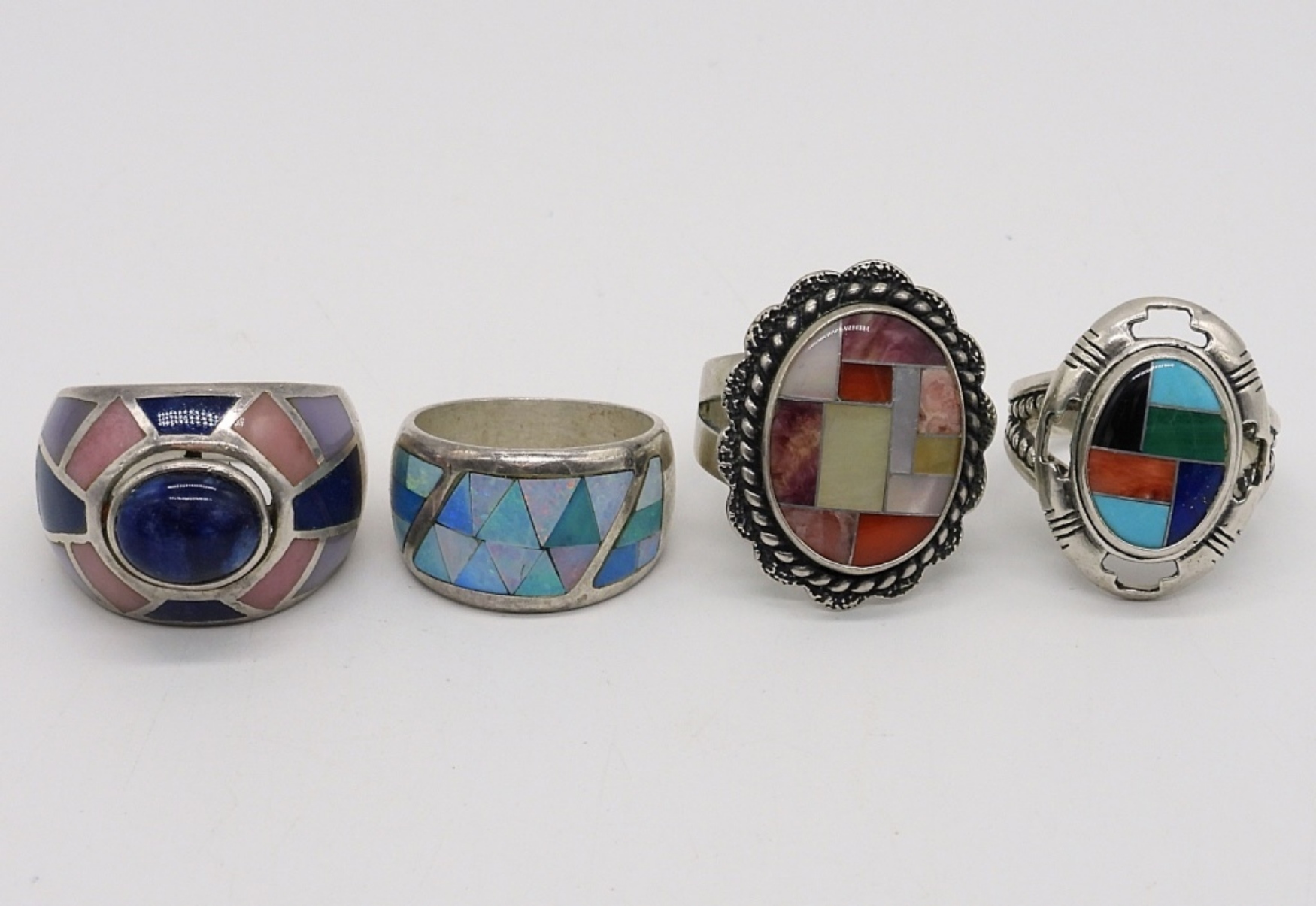 Carolyn Pollack & DTR 925 Inlay Rings