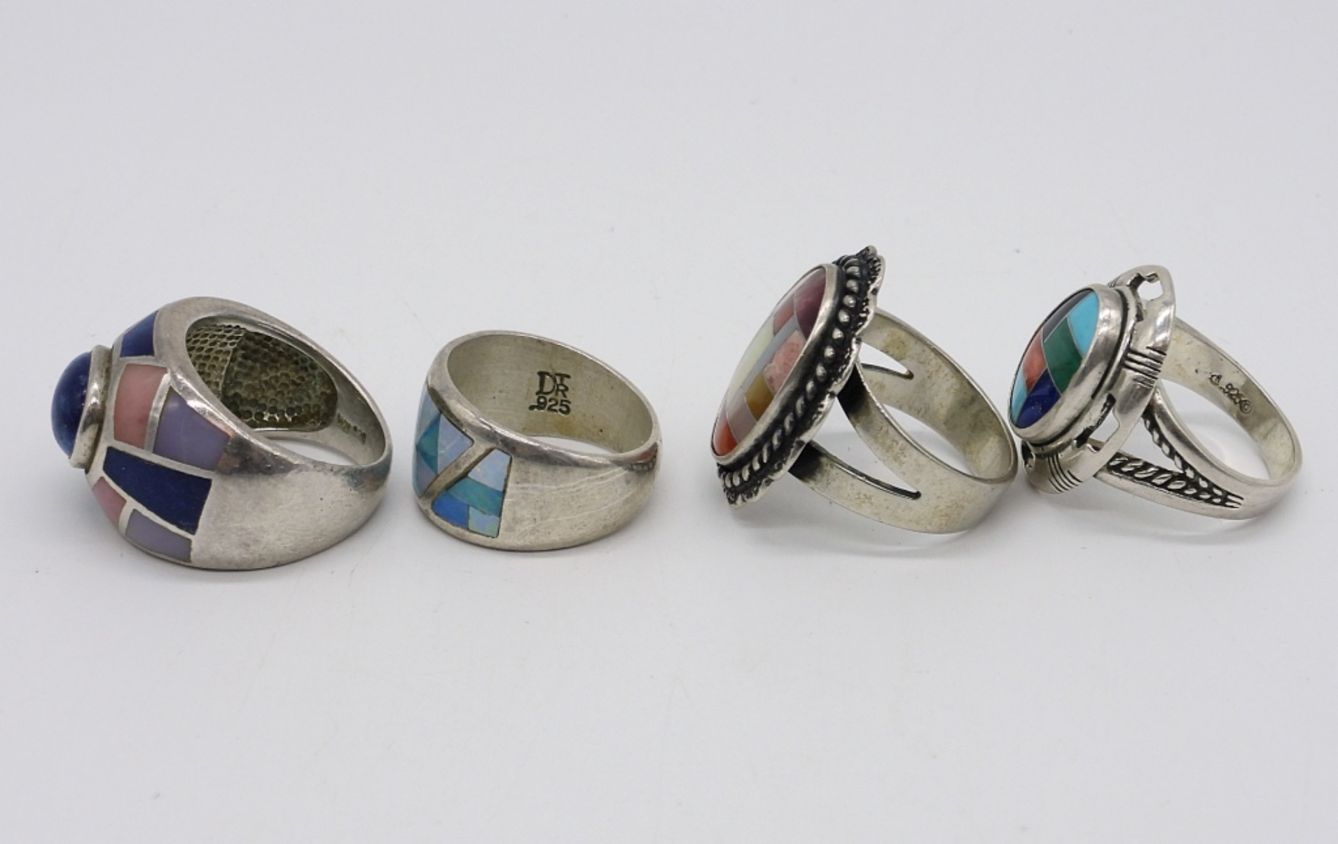 Carolyn Pollack & DTR 925 Inlay Rings