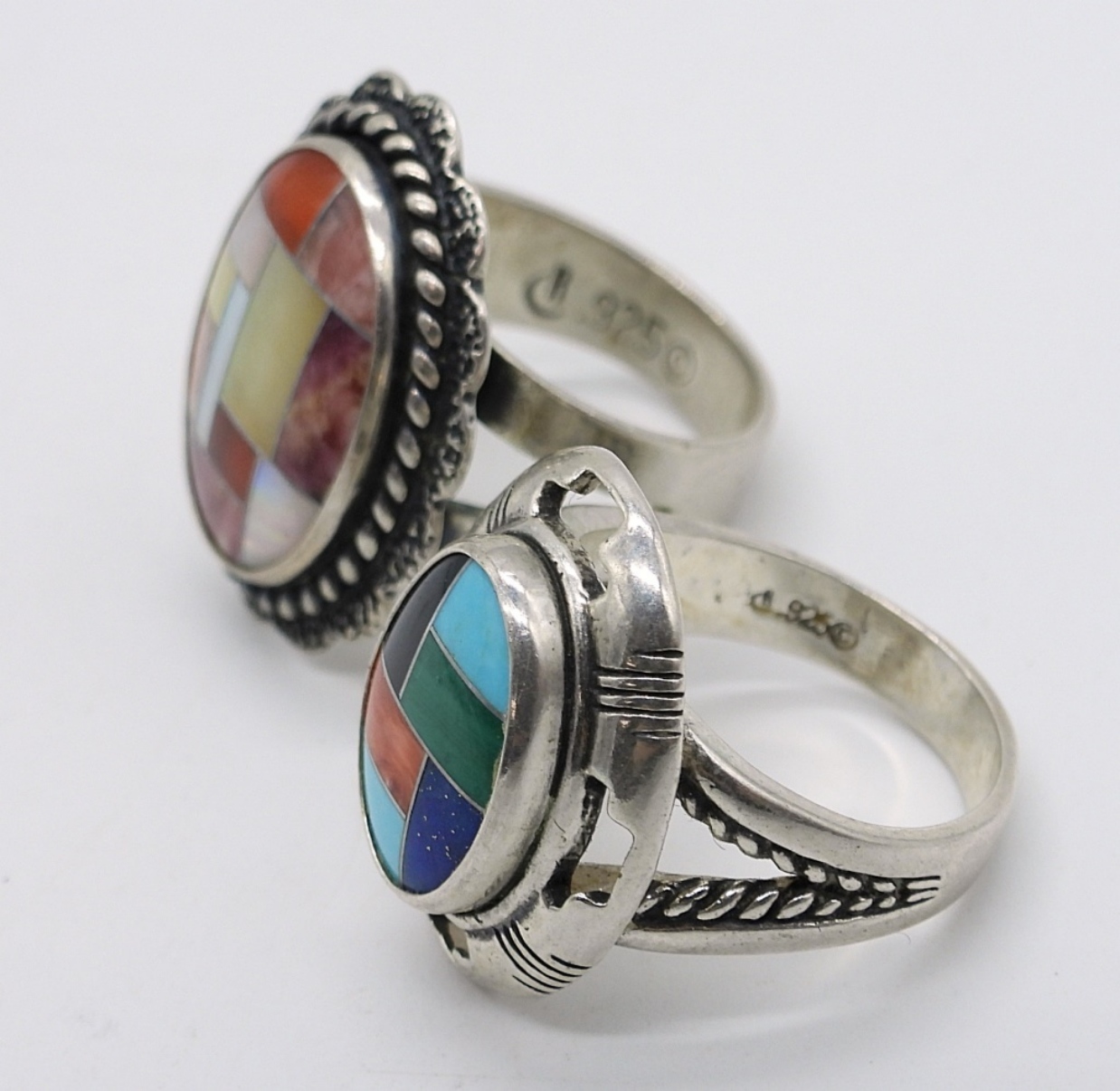 Carolyn Pollack & DTR 925 Inlay Rings