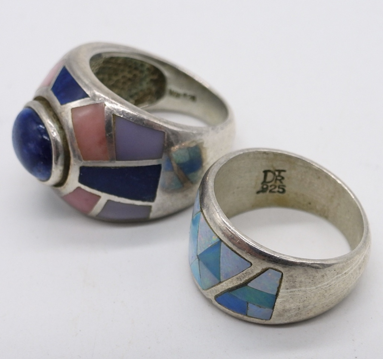 Carolyn Pollack & DTR 925 Inlay Rings