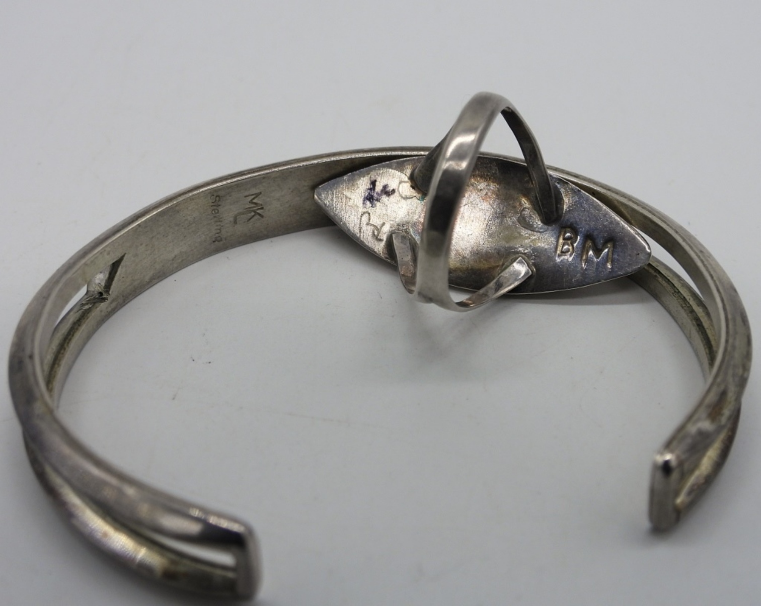 Mother of Pearl & Opal Cuff, Ring & Necklace